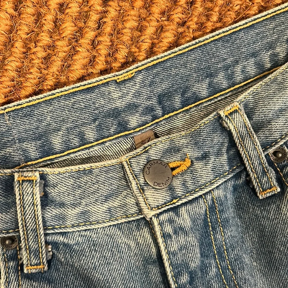 LF Carmar Tigoda Lace Up Knee Hermia Loose Straight Crop‎ High Rise Denim…